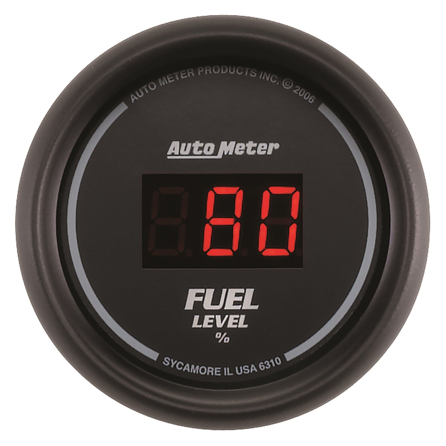 Autometer 6310 Sport-Comp Digital Programmable Fuel Level Gauge Auto Meter