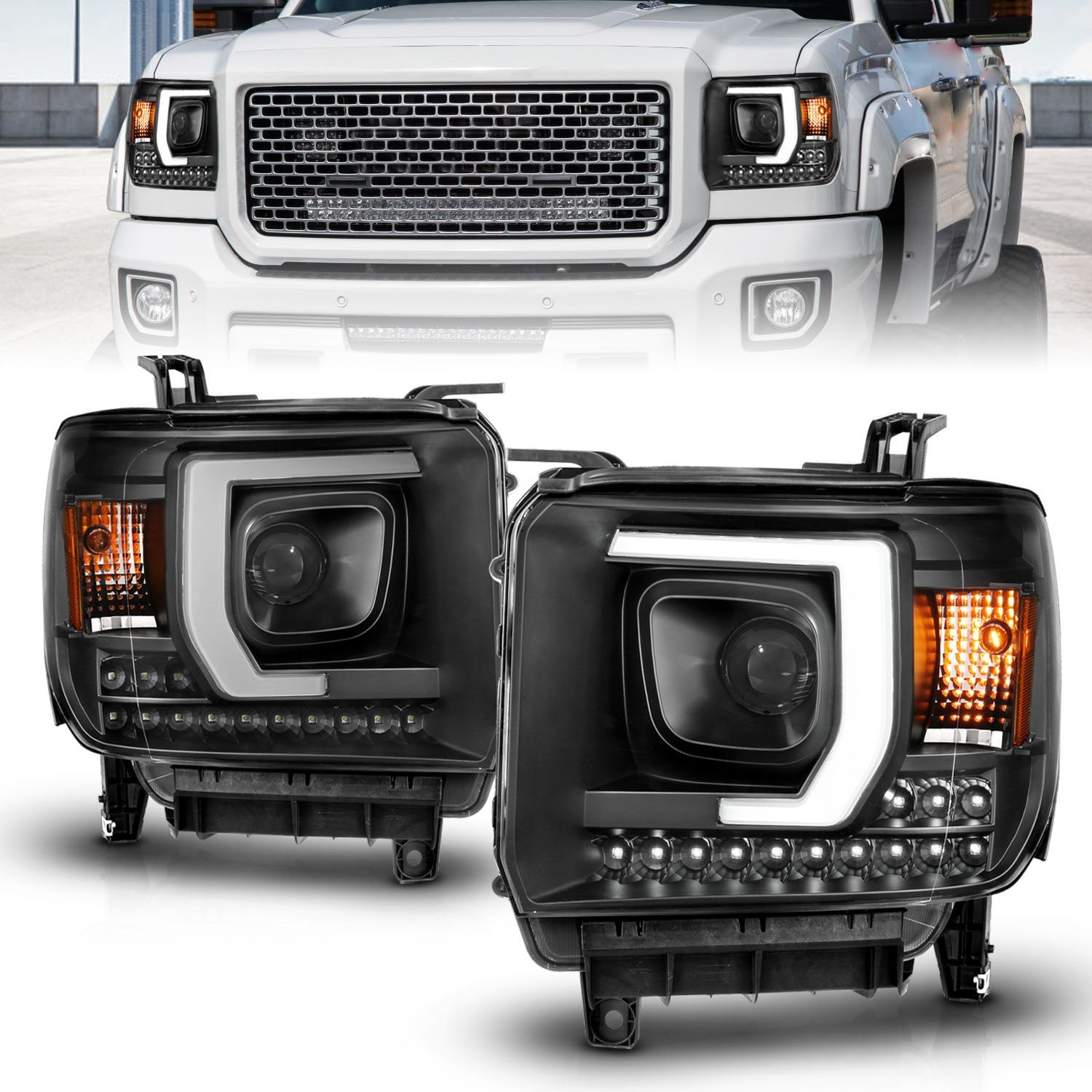Anzo Usa 111450 Projector Headlight Set   Projector Headlight Set