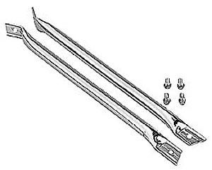 Trans-Dapt Performance Products Radiator Support Bars; 1970-81 Camaros Only