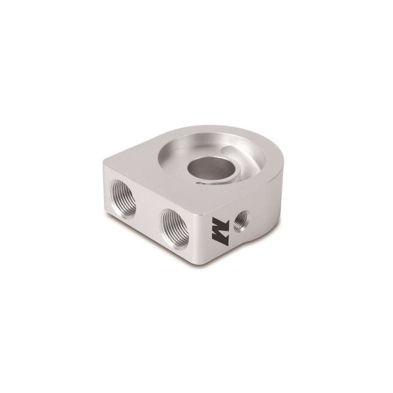 Mishimoto - Mmop-Sp Oil Sandwich Plate, Silver  -  Oil Sandwich Plate, Silver