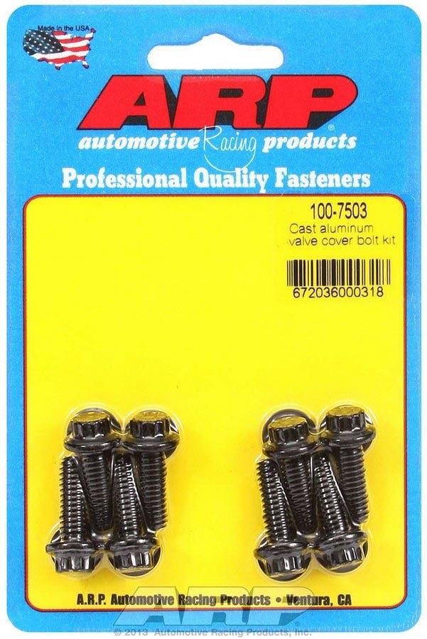 Arp 1007503 Cast Aluminum Valve Cover Bolt Kit - Set Of 8 Arp 1007503 Cast