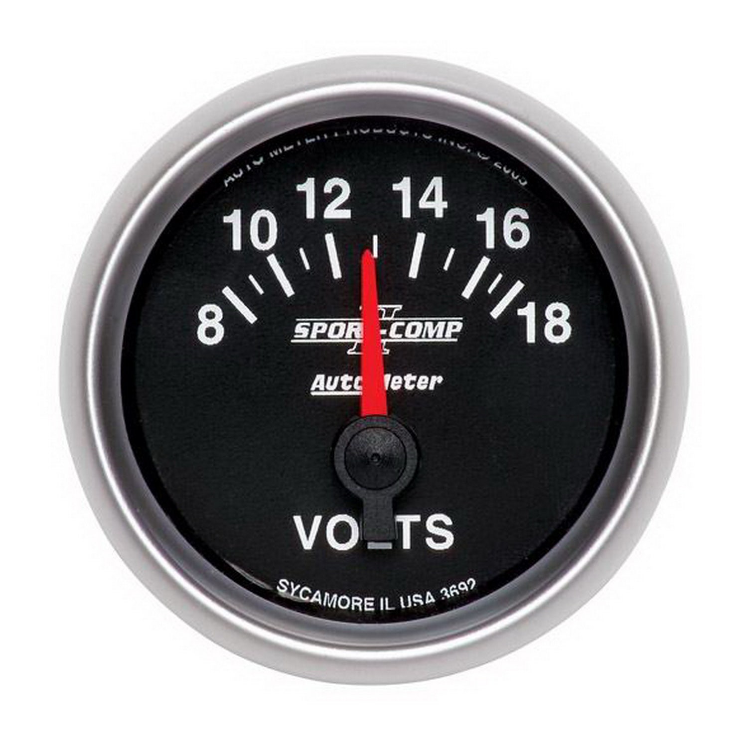 Autometer 7691 Sport-Comp Ii Electric Voltmeter Gauge   Sport-Comp Ii Electric