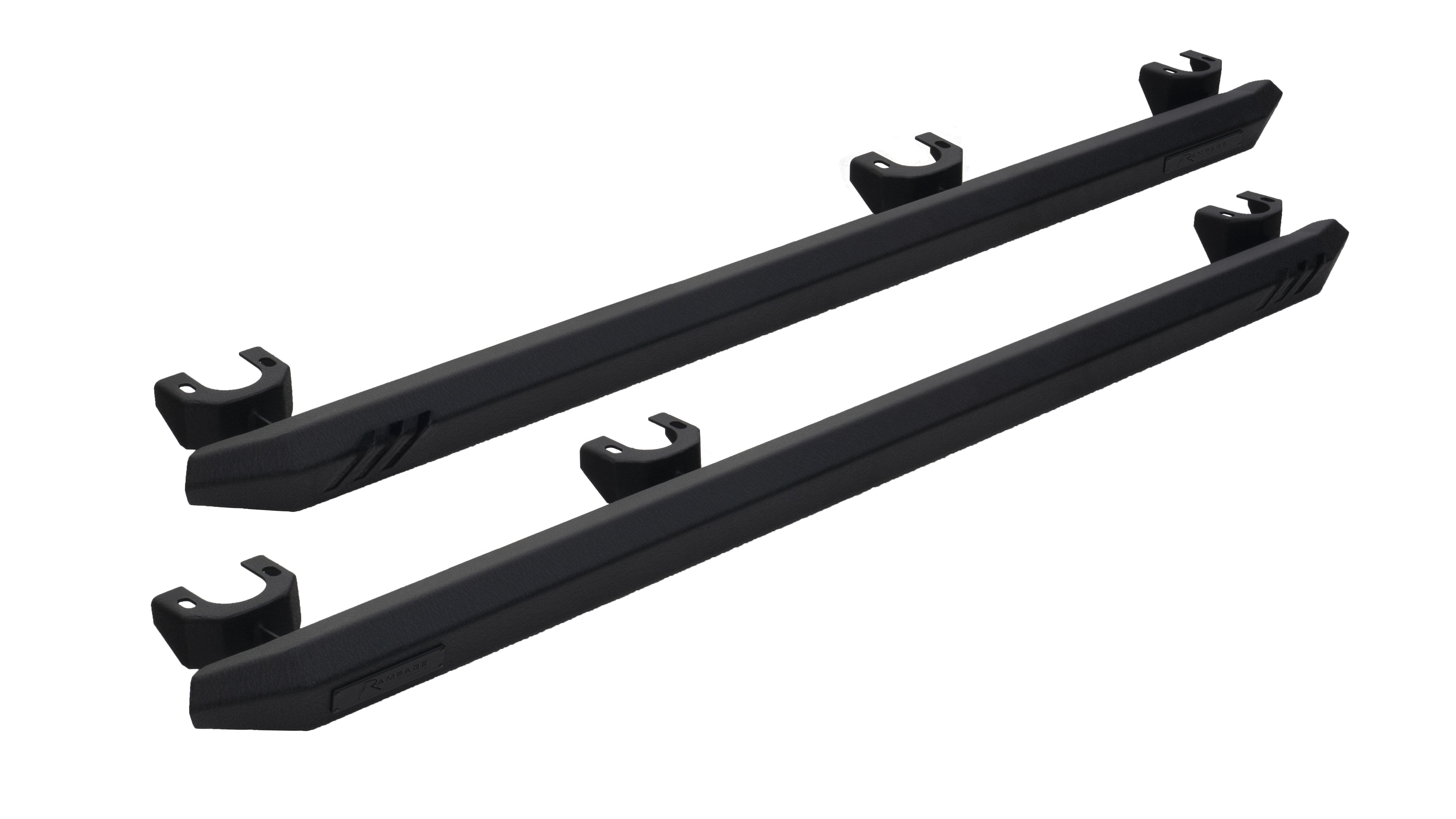 Rampage 26410031 Rock Rail Nerf Bar Fits 18-24 Wrangler (Jl)   Rock Rail Nerf