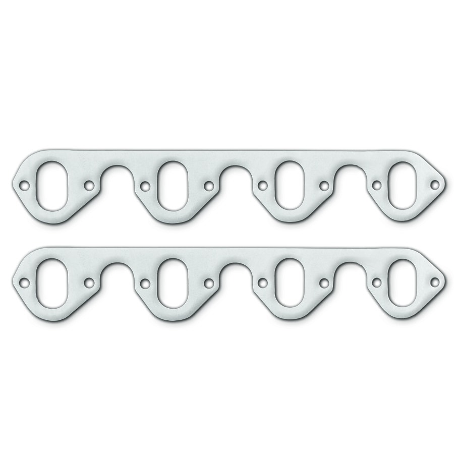 Remflex 3010 Oval Port Exhaust Header Gasket  Gaskets  Exhaust Header Gasket;