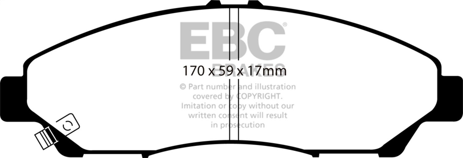 Ebc Brakes Ud1280 Ultimax  Brake Pads Fits 07-18 Mdx Rlx Zdx   Ultimax  Brake
