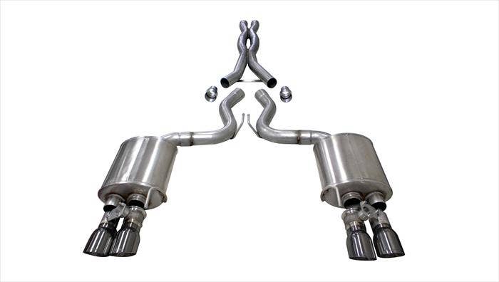 Corsa Performance 21001Gnm Touring To Xtreme Cat-Back Exhaust System   Touring