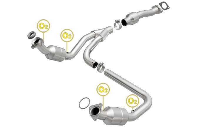 Magnaflow 49 State Converter 52134 Direct Fit Catalytic Converter Magnaflow 49