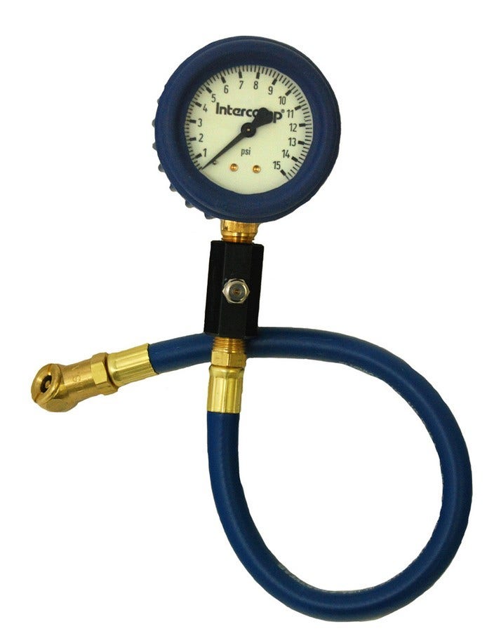 Intercomp (360068 2.5" 0-15 Psi Air Pressure Gauge  ( 2.5  0-15 Psi Air Pressure