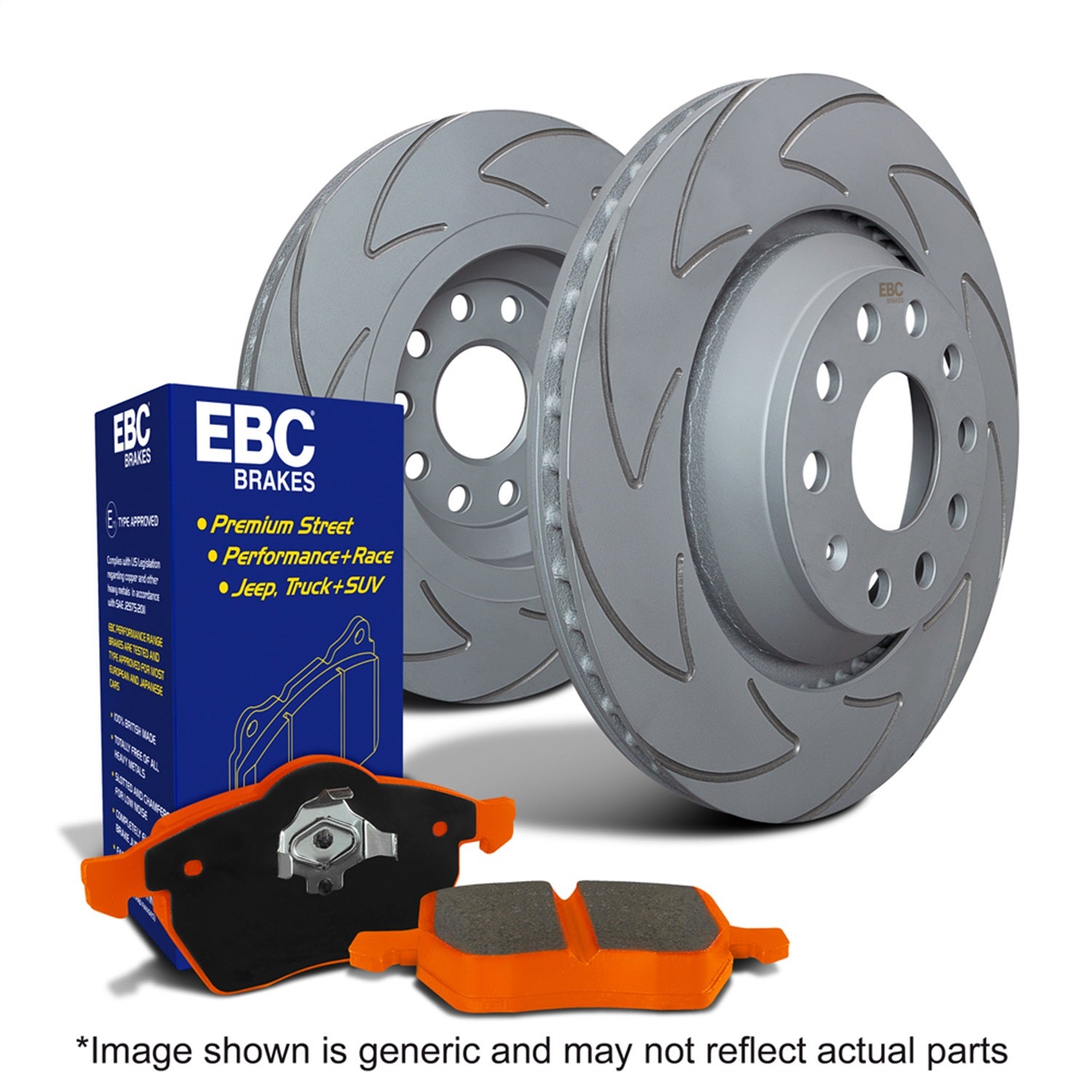 Ebc Brakes S7kr1062 S7 Kits Orangestuff And Bsd Rotors   S7 Kits Orangestuff And