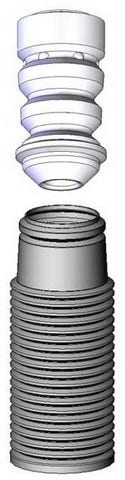 Kyb Suspension Strut Bellows P/N:Sb118  Suspension Strut Bellows P/N: