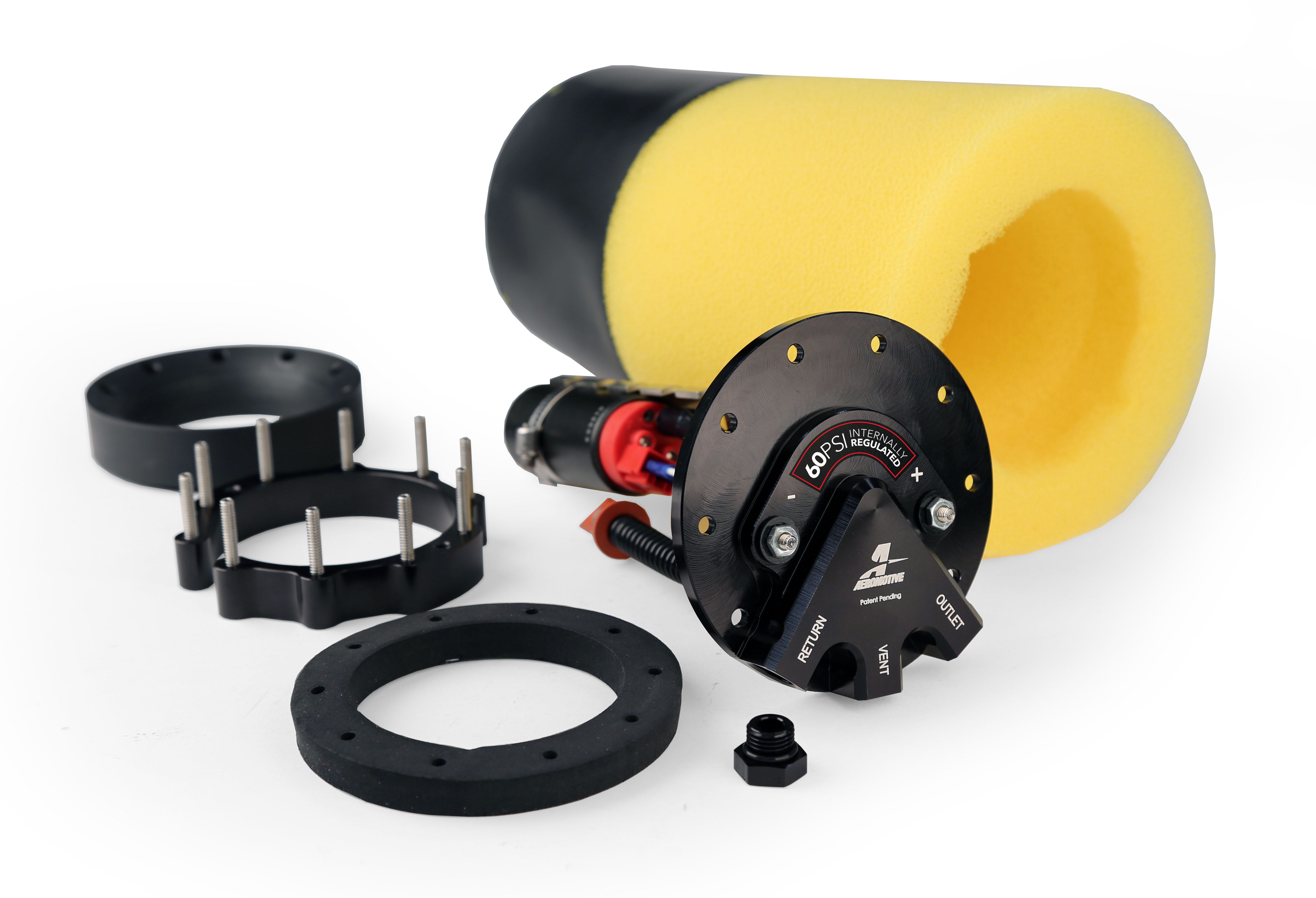 Aeromotive 18329 Fuel Pump, Universal, Efi Returnless Phantom, 60-Psi, 6-10"