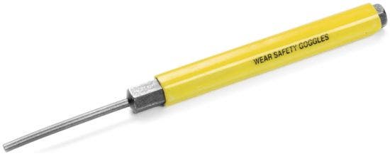 Performance Tool W5417 Pin Punch, 1/8" X 6" Center Punch  Tip Size - 1/8 Inch,