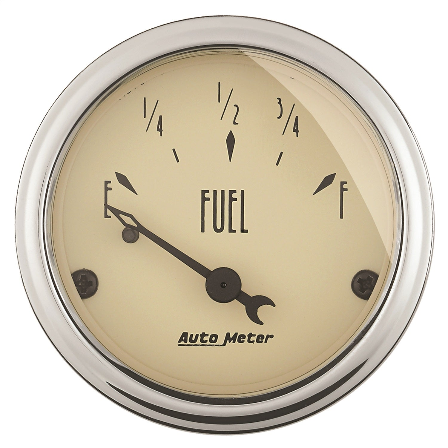 Autometer 1815 Antique Beige Fuel Level Gauge   Antique Beige Fuel Level Gauge