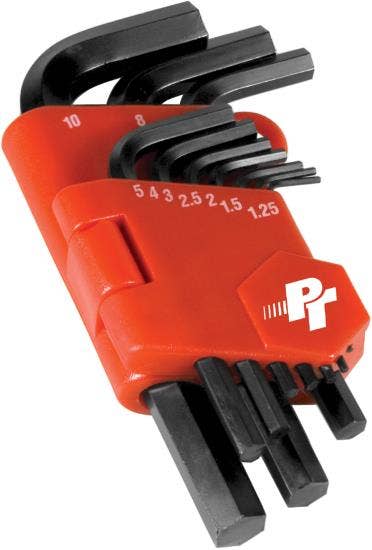 Performance Tool W86100 10-Piece Metric Hex Key Set With Handy Organizer   Allen