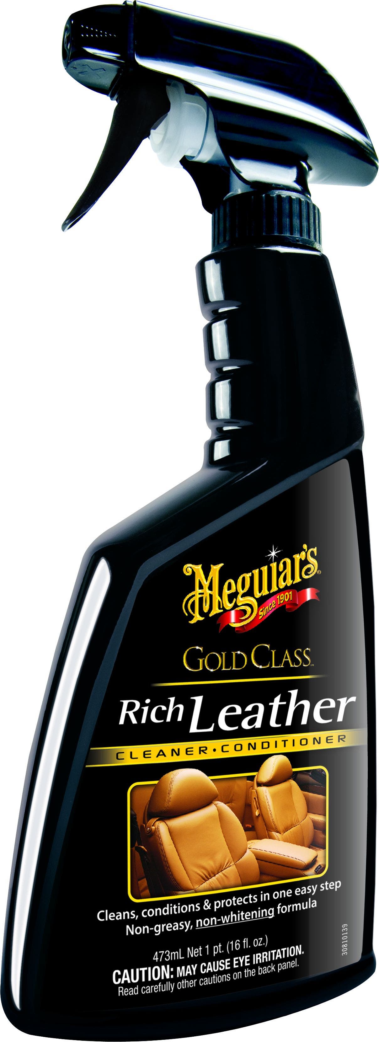 Meguiar's G10916 Gold Class Rich Leather Cleaner & Conditioner - 15.2 Oz.