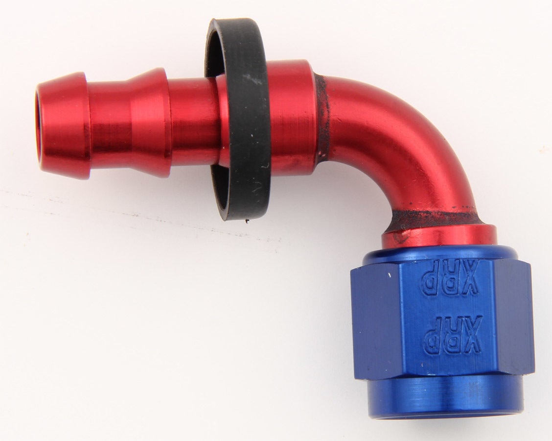 Xrp 239006 Size 6 90 Degree Push-On Hose End   Size 6 90 Degree Push-On Hose End