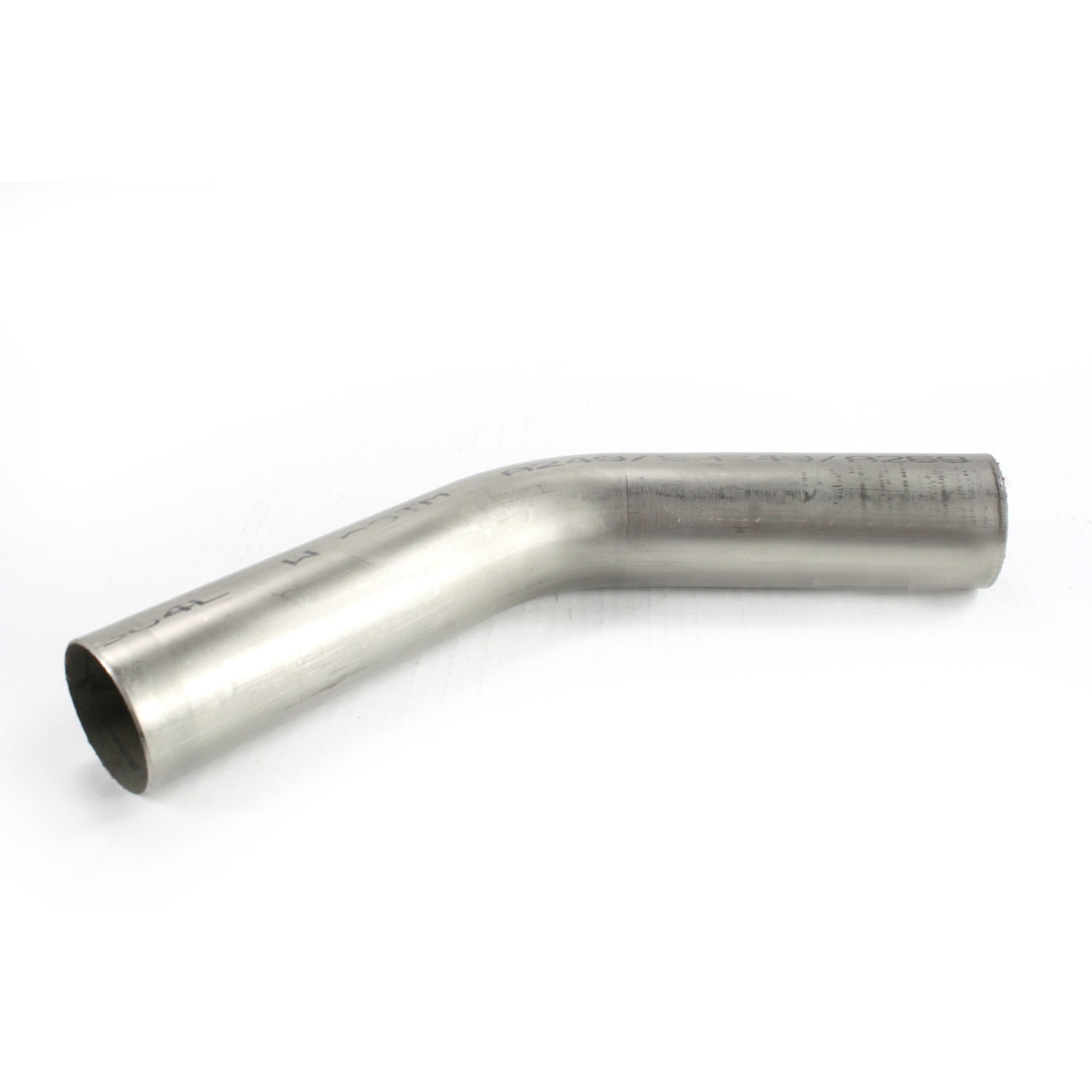 Patriot Exhaust H6950 2-1/4" 304 Stainless Steel 45┬░ Bend Exhaust Pipe   2-1/4