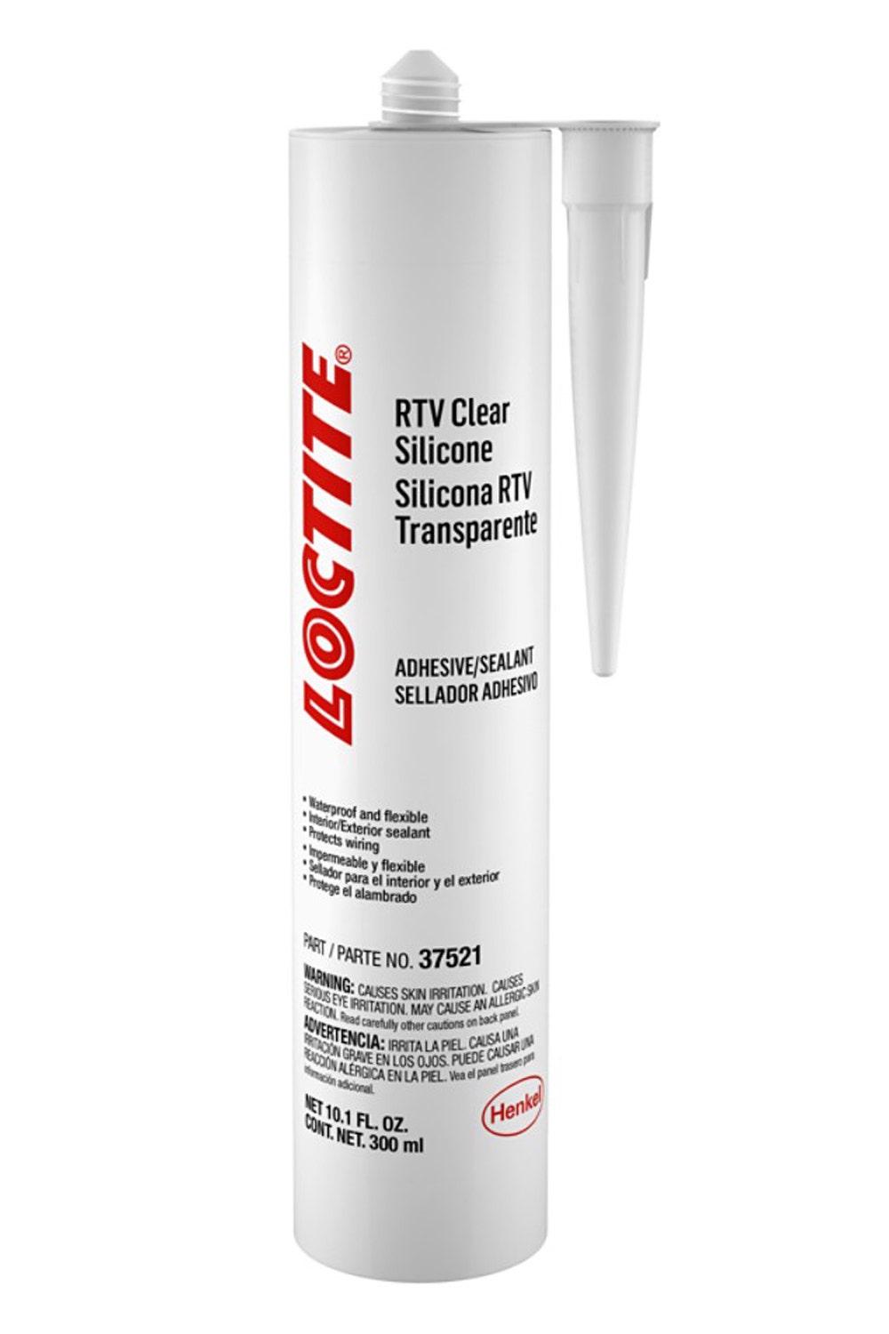 Loctite 37521 Silicone Adhesive/Sealant, 300 Ml  37521 Silicone