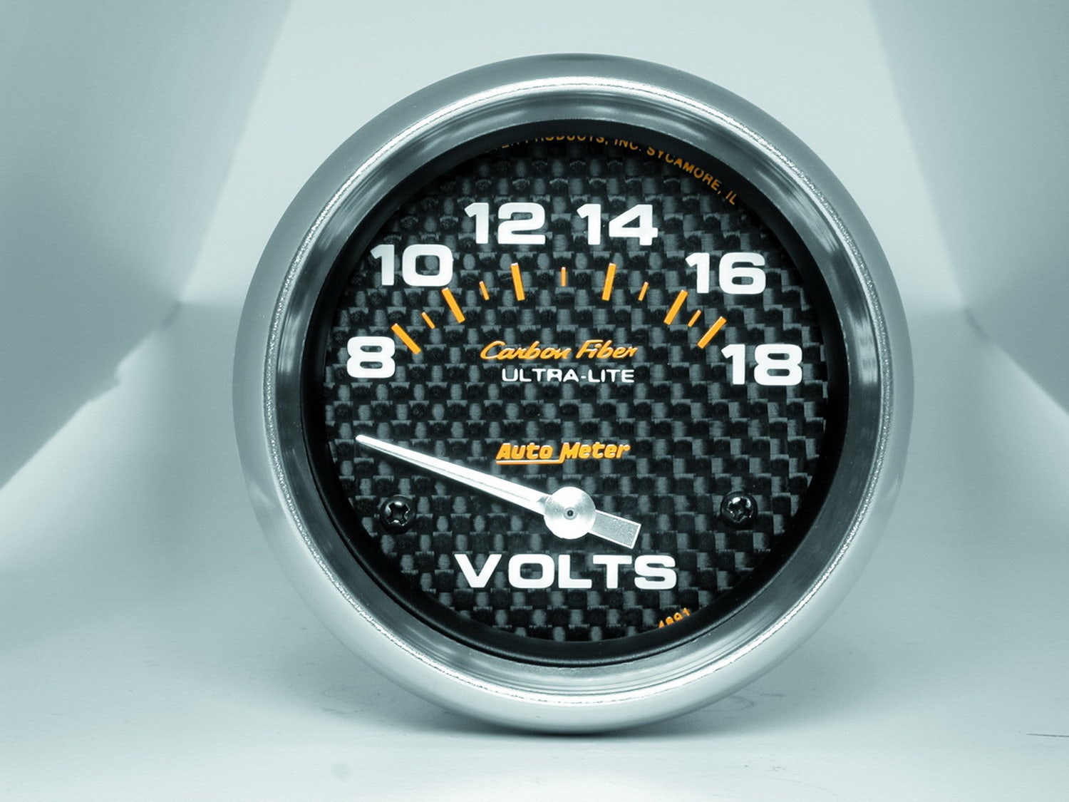 Autometer 4891 Carbon Fiber Electric Voltmeter Gauge Auto Meter Products 4832