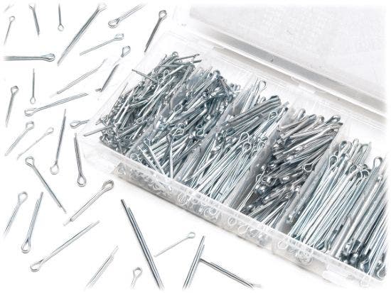 Perform Tool W5205 Performance Tool  Cotter Pin Assortment; Material - Steel,
