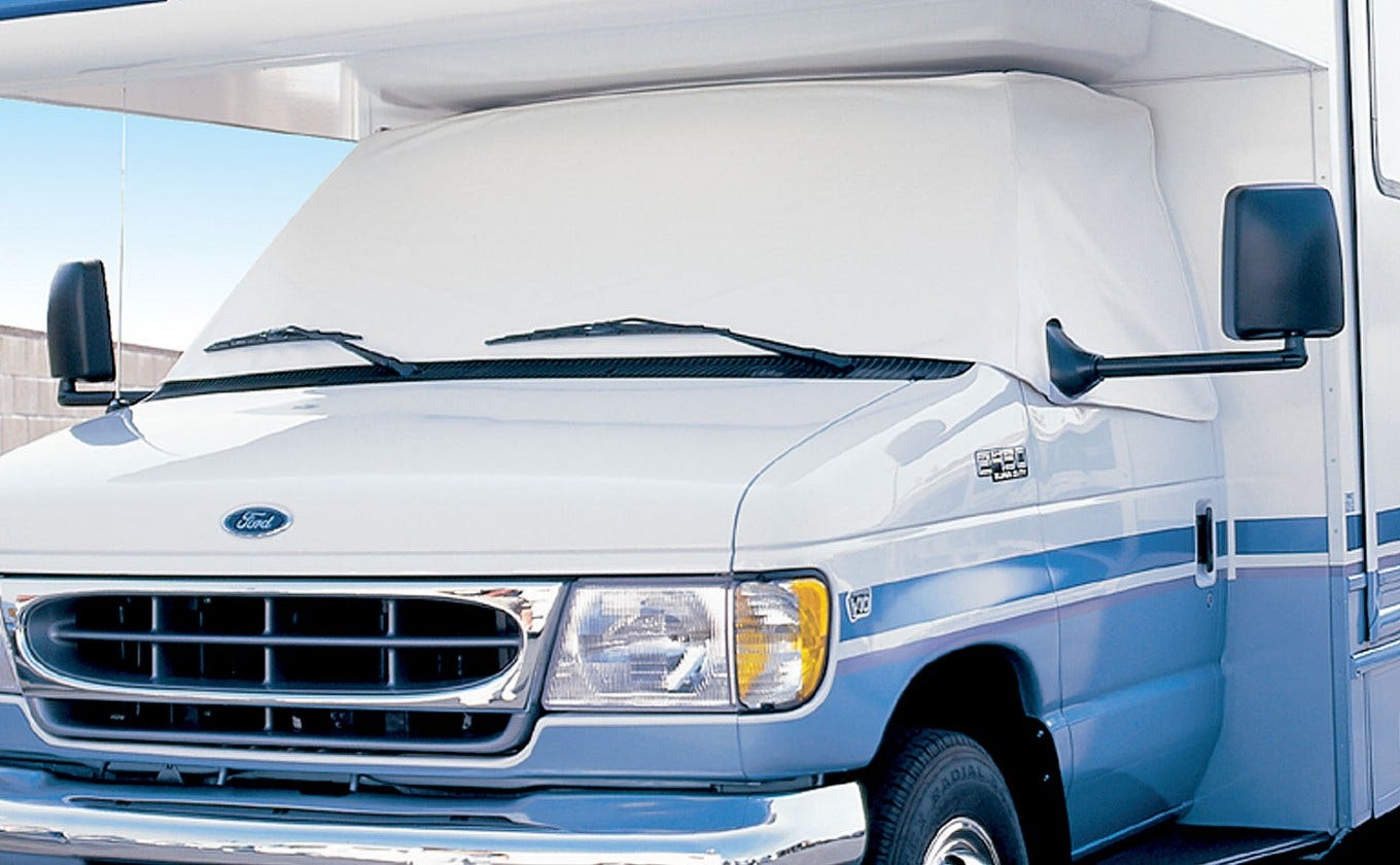 Adco 2405 Polar White Windshield Cover   Polar White Windshield Cover