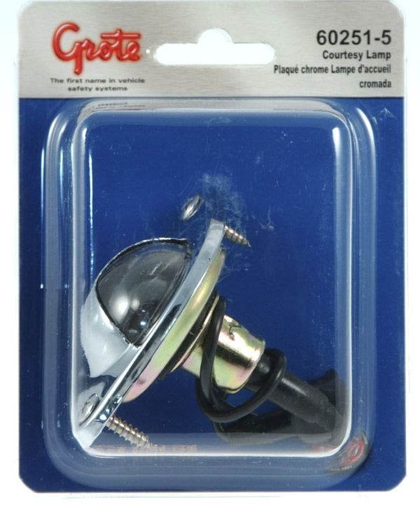 Grote 60251-5 Clear Courtesy Light   Interior Light  Type - Courtesy Light, Size