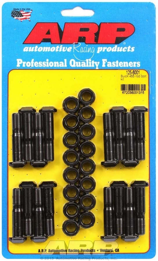Arp 1256001 High Performance Connecting Rod Bolt Kit, For Select Buick