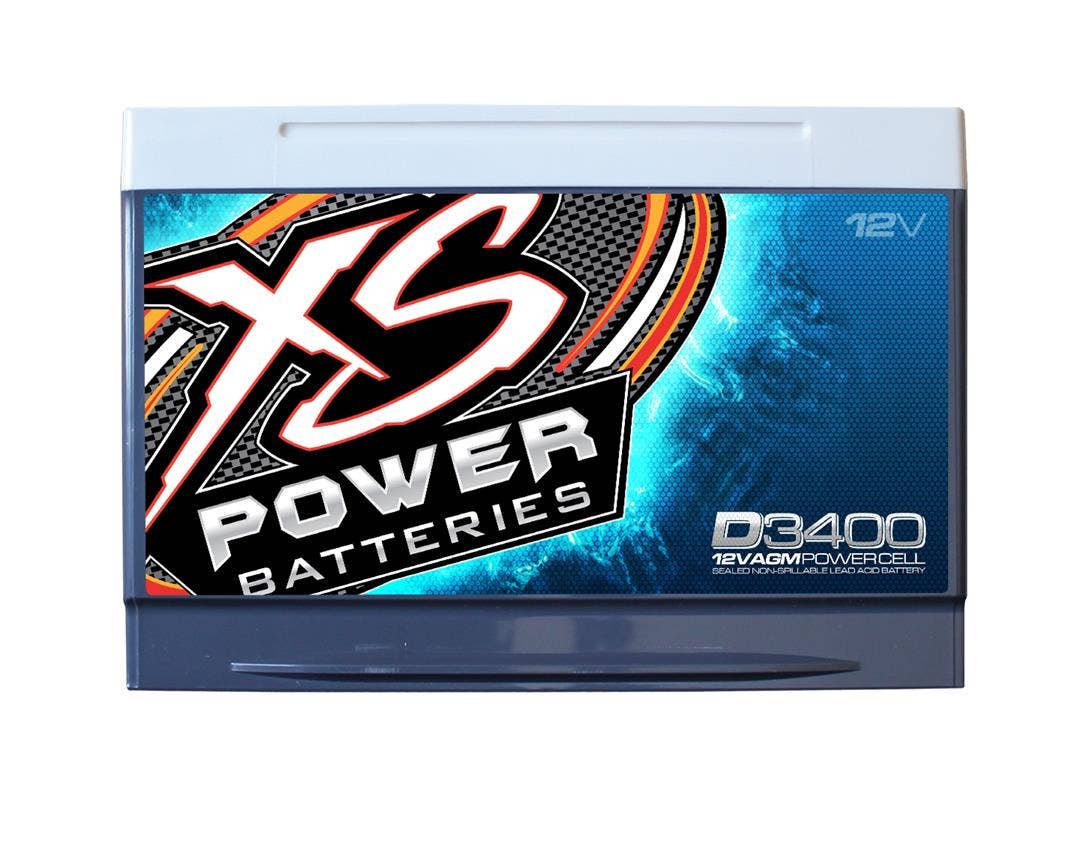 Xs Power D3400 Xs Series 12V 3,300 Amp Agm High Output Battery With M6 Terminal
