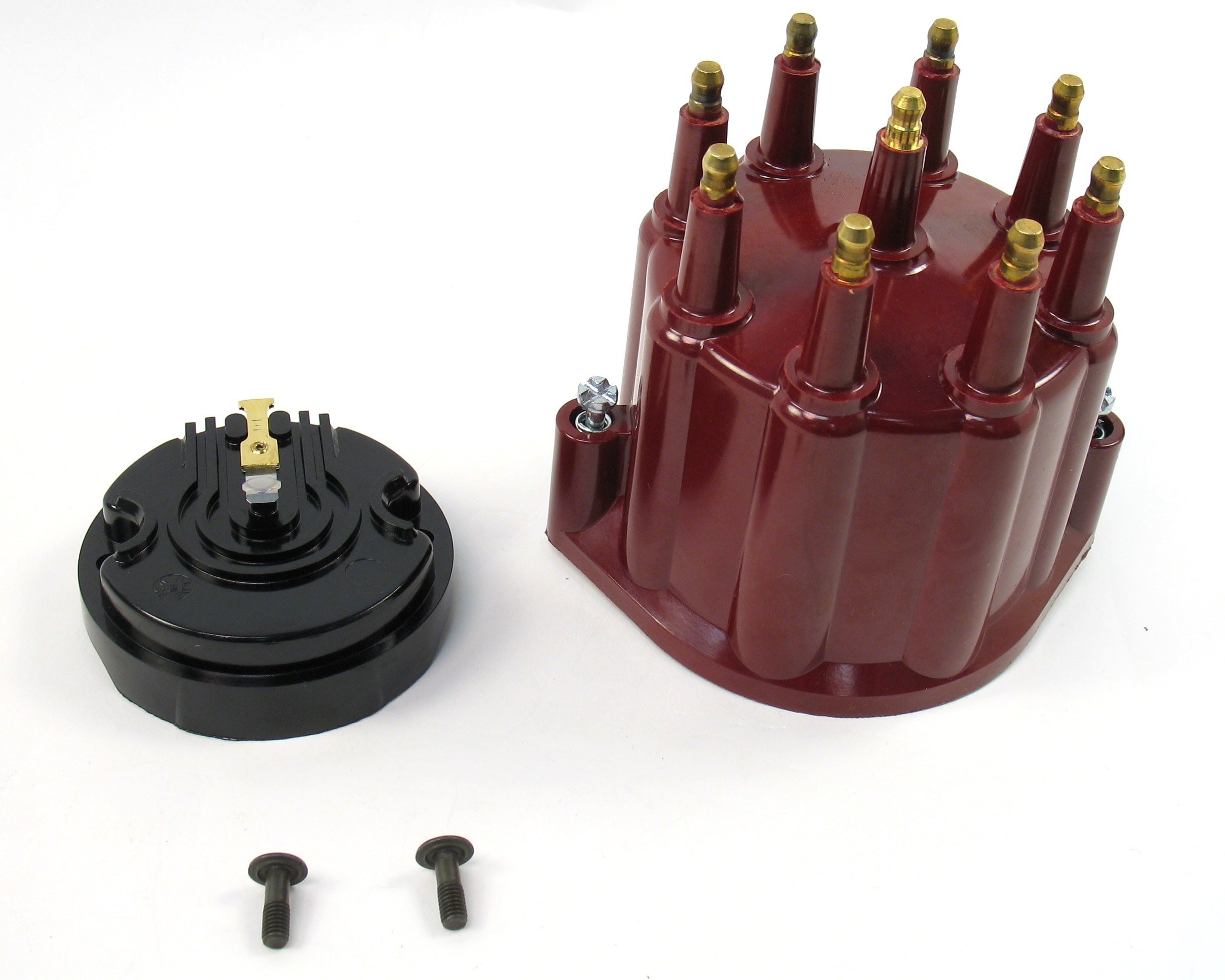 Pertronix D600711 Red Male Cap And Rotor For Flame-Thrower Billet Distributor 8