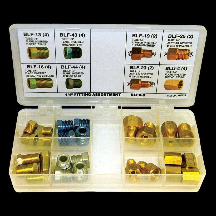 Ags Brake Fitting Assortment P/N:Blfa-9 American Grease Stick ()  Tube End