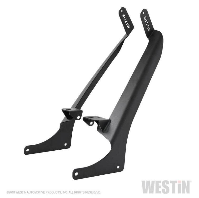Westin Textured Black Pillar Led Light Mount Wrangler Jl 2018-2019  Textured