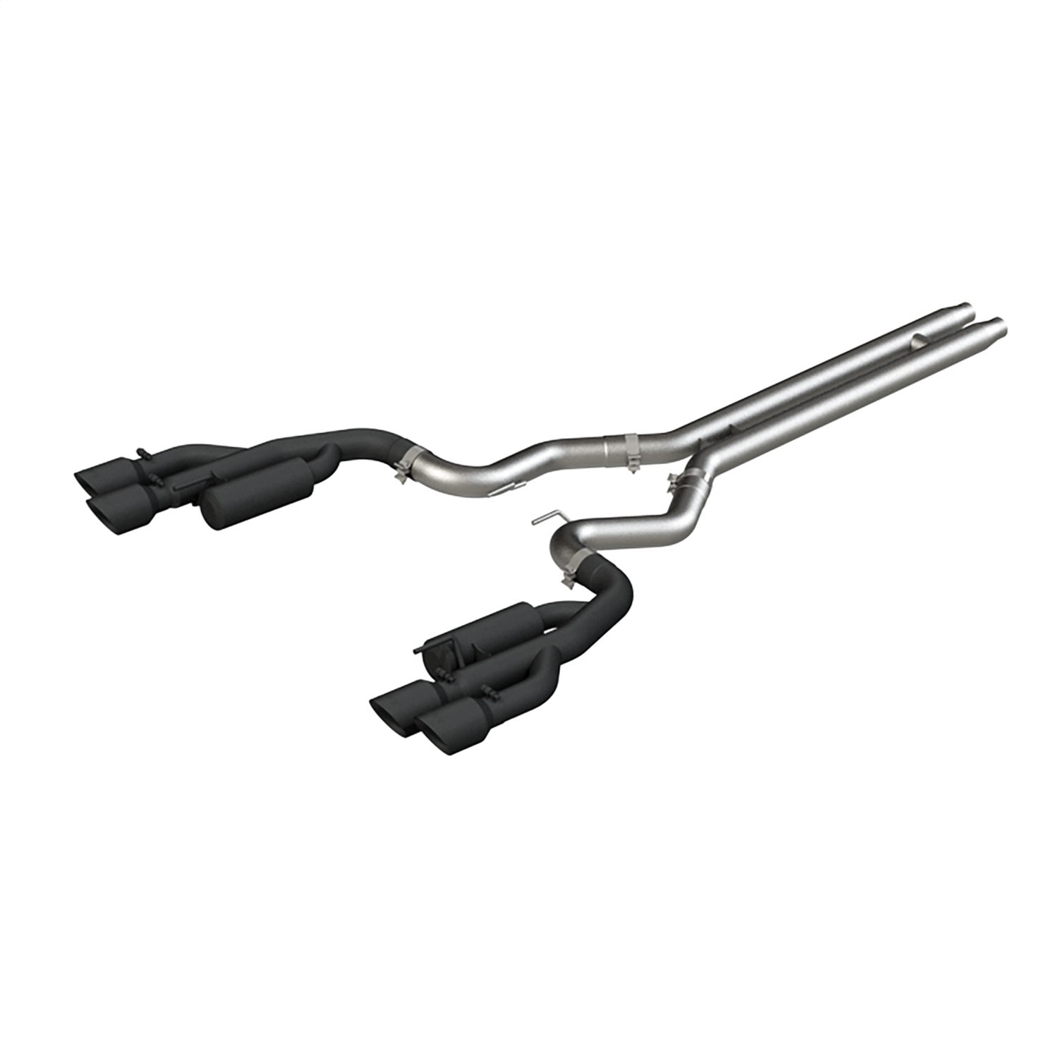 Mbrp Exhaust S7207blk Armor Blk Cat Back Exhaust System Fits 18-23 Mustang