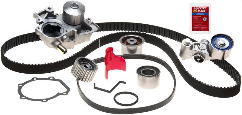 Gates Tckwp304asf Powergrip Premium Timing Belt Component Kit With Water Pump