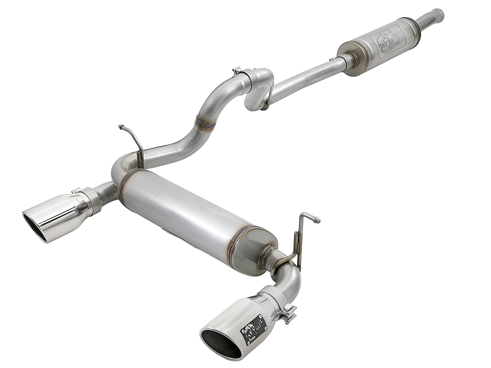 Afe Power 49-48066-P Rebel Series Performance Cat-Back Exhaust System   Rebel