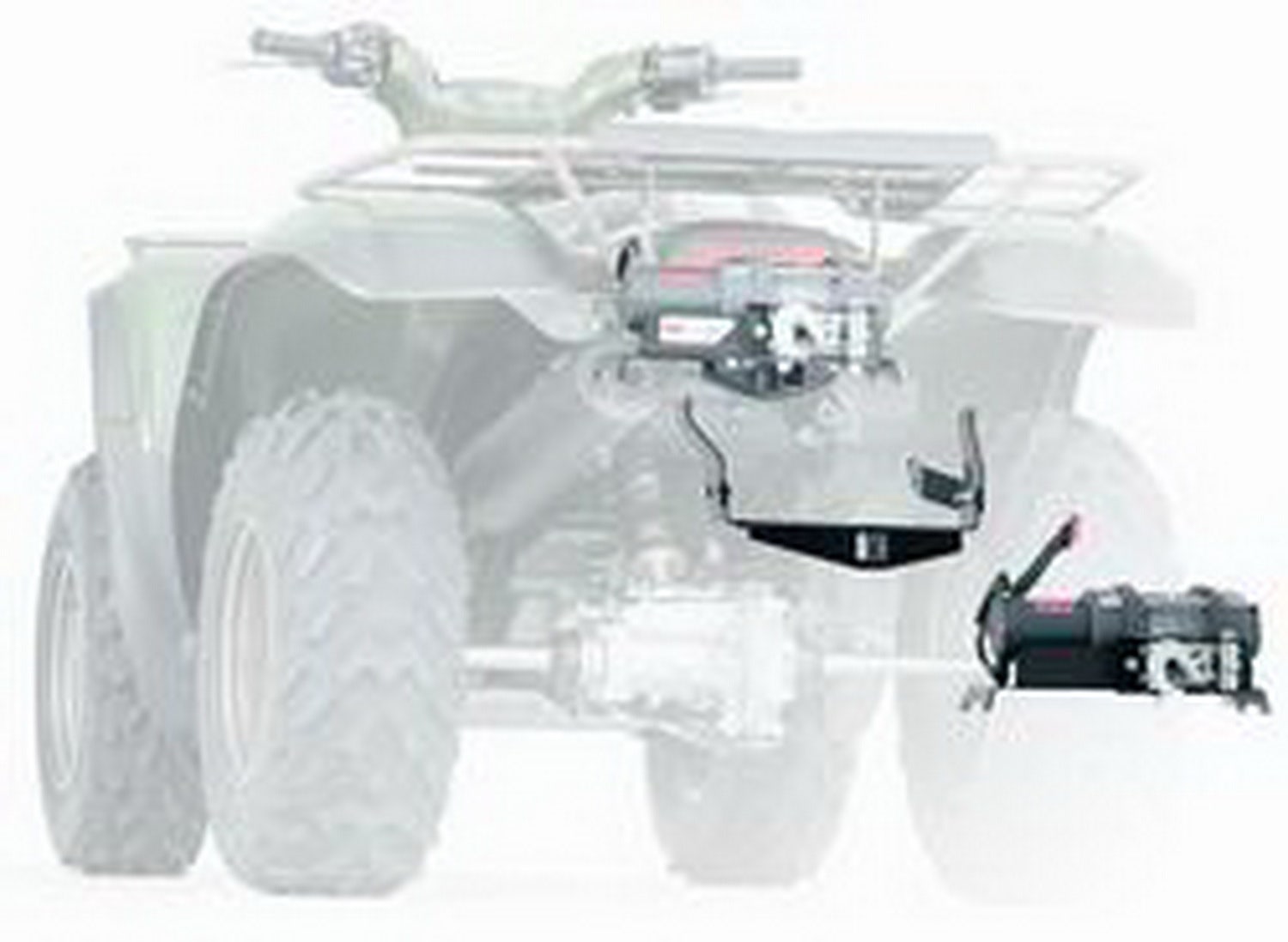 Warn 83870 Atv Winch Mounting System   Atv Winch Mounting System