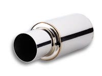 Vibrant Performance 1062 Tpv Turbo Muffler   Exhaust Muffler Tpv Turbo; Shape -