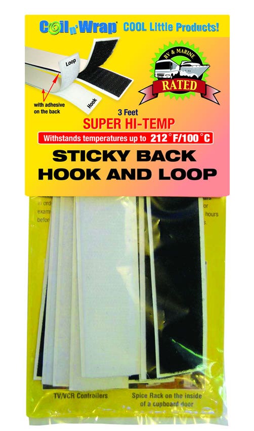 6' Hook And Loop Sticky Back - 6  Hook And Loop Sticky Back -