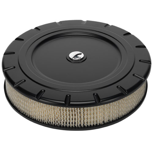 Air Cleaner 14" Round Vintage, Black Air Cleaner 14  Round Vintage, Black
