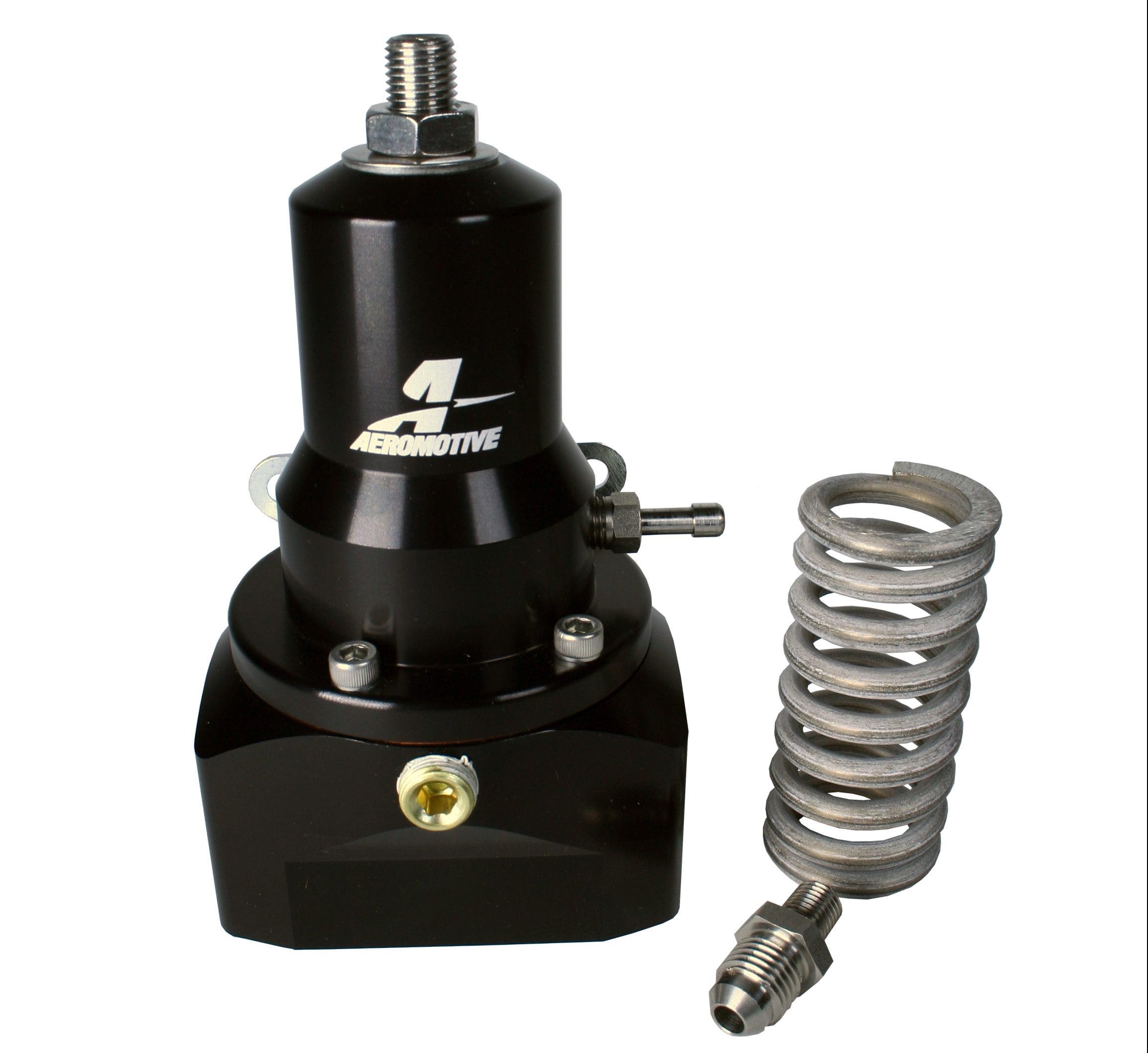 Aeromotive 13137 Regulator, Adjustable, 30-120 Psi.500 Valve, (2) -12 Inlets,