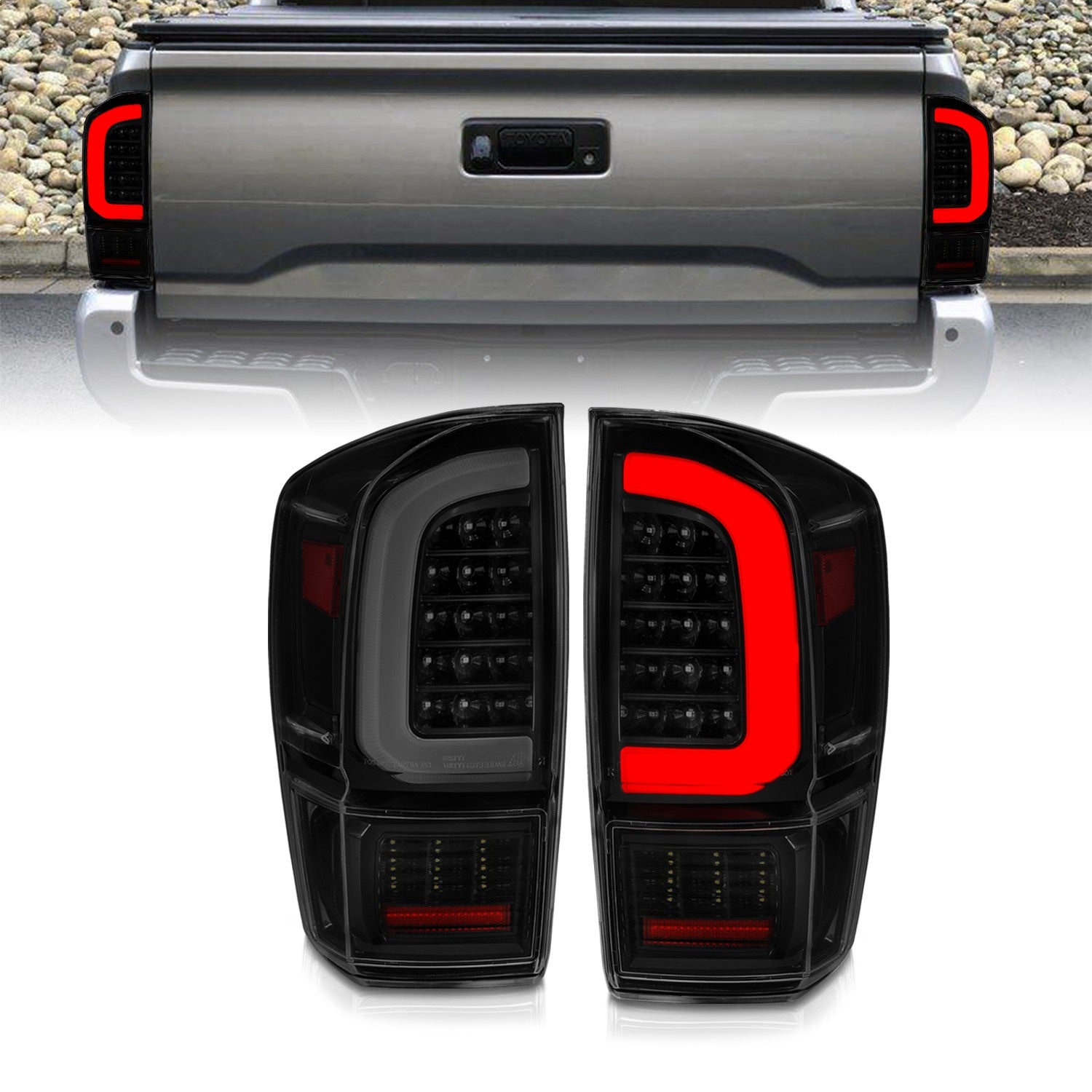 Anzo Usa 311401 Tail Light Assembly Fits 16-23 Tacoma   Tail Light Assembly Fits