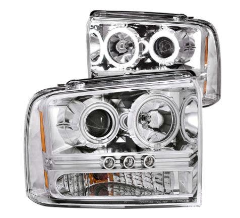 Anzo Usa 111118 Projector Headlight Set W/Halo Schrader 28370 Tire Pressure