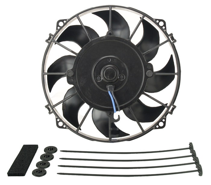 Derale 16618 Tornado Electric Puller Fan  16509 Cooling Fan Tornado; Depth -