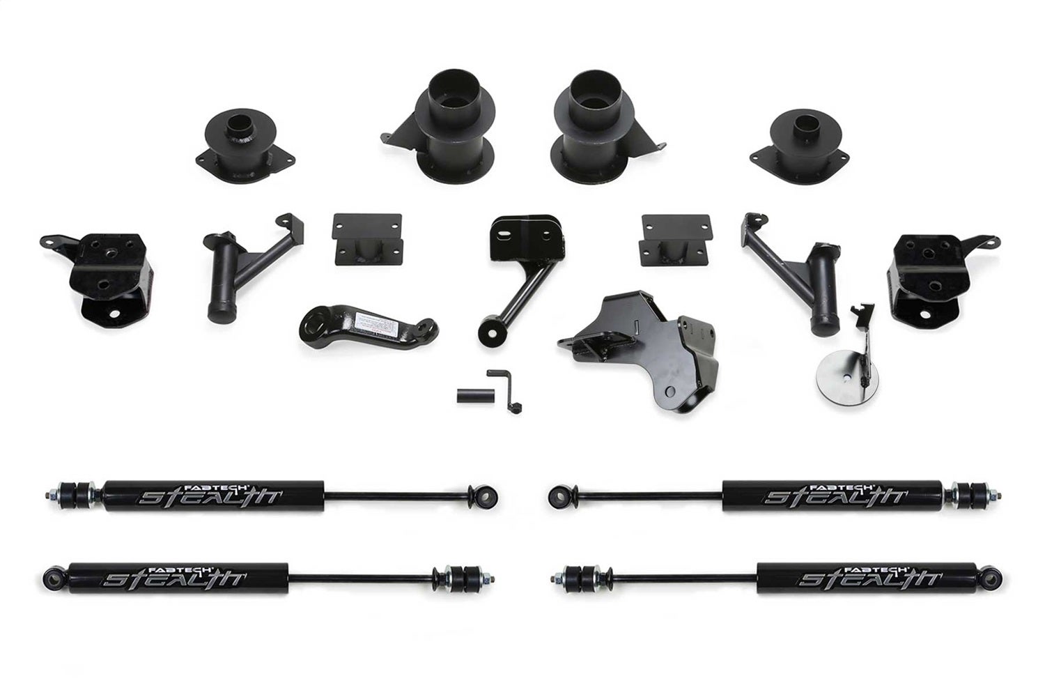 Fabtech K3173m Basic Lift System W/Shocks Fits 19-23 2500 3500   Basic Lift