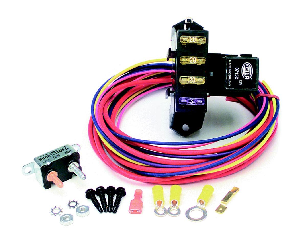 Painless Wiring 70103 3-Circuit Auxiliary Fuse Block  Cirkit Boss Fuse Block