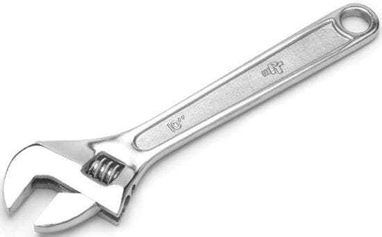 Performance Tool W30710 10-Inch Adjustable Wrench Adjustable Wrench  Size - 10