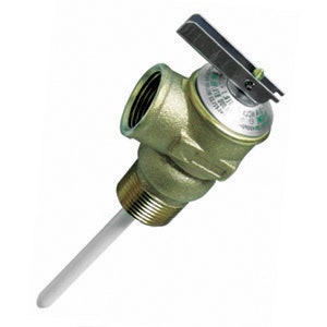 Camco 10423 1/2" Temperature And Pressure Relief Valve With 4" Epoxy-Coated