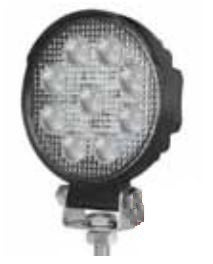 Hella 357101002 Valuefit 5 Round 1.0 Led Close Range Worklight, Black   Work
