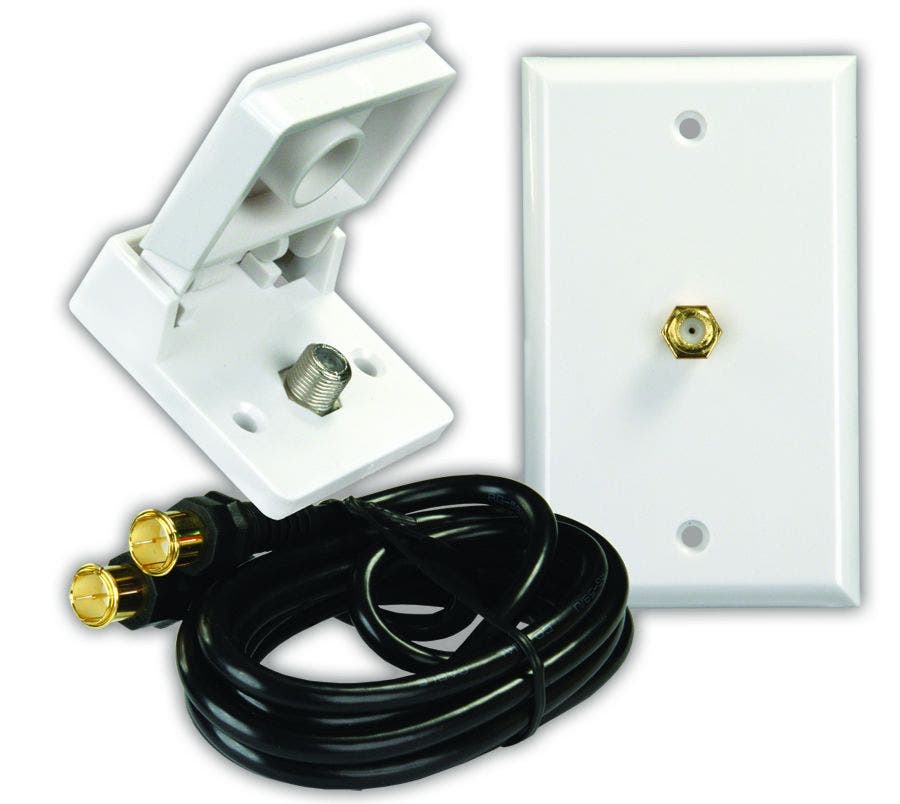 Int/Ext Cab Tv I0t Kit W   Tv Service Kit; Compatibility - F-Style Coax