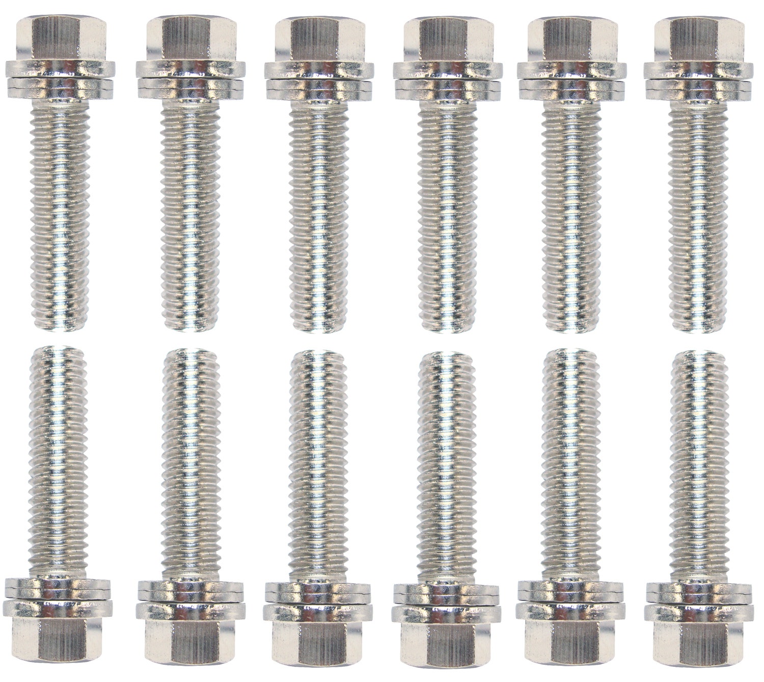 Proform 66755 Header Bolt   Exhaust Header Bolt  Quantity - Set Of 12, Head Type
