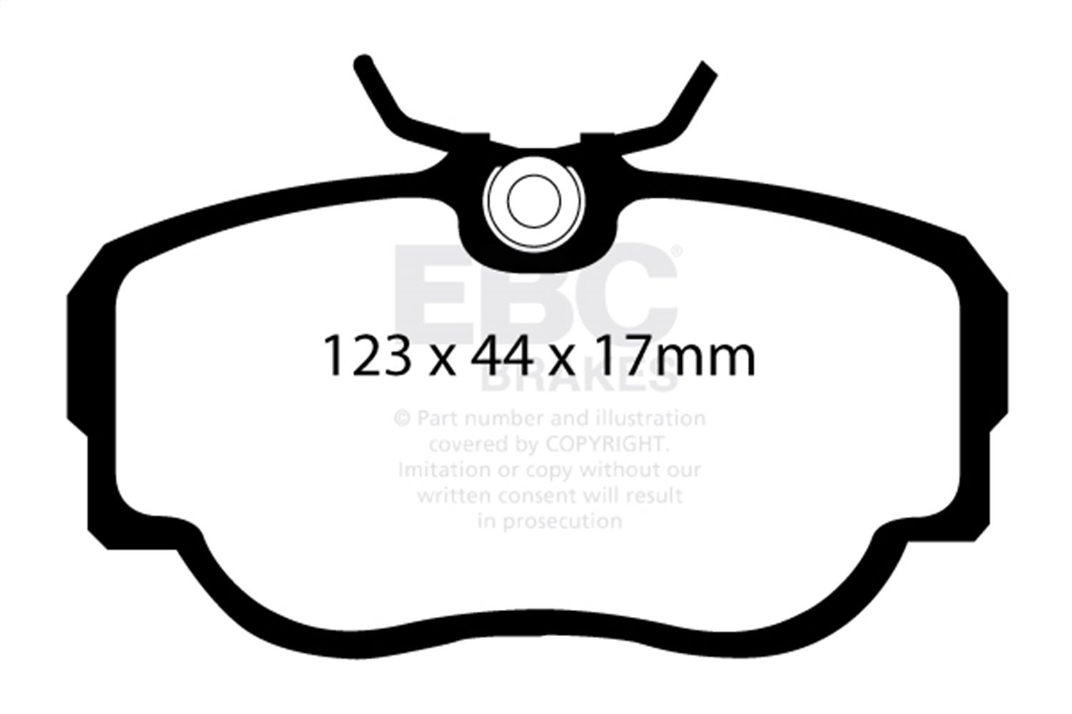 Ebc Brakes Dp4779r Yellowstuff Street And Track Brake Pads   Yellowstuff Street